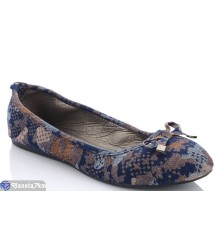 Балетки жіночі на літо (8 пар р.36-41) коричневий  "Kalabok"