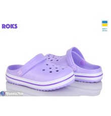 Кроки дитячі на літо (8 пар р.24-35) фіолетовий  "Roks"