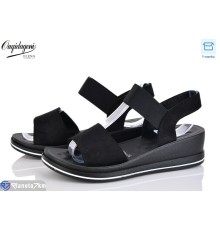 Босоніжки жіночі на літо (8 пар р.36-40) чорний  "Dageni"