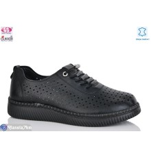 Туфлі жіночі на літо (8 пар р.36-41) чорний  "Gukkcr"