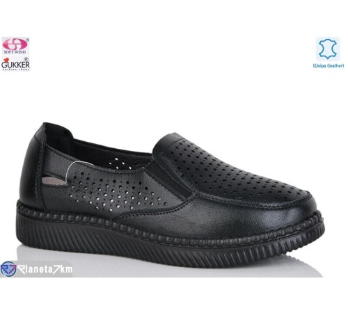 Туфлі жіночі на літо (8 пар р.36-41) чорний  "Gukkcr"