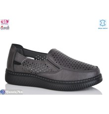 Туфлі жіночі на літо (8 пар р.36-41) коричневий  "Gukkcr"