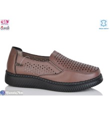 Туфлі жіночі на літо (8 пар р.36-41) коричневий  "Gukkcr"