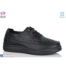 Туфлі жіночі на літо (8 пар р.36-41) чорний  "Gukkcr"