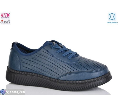 Туфлі жіночі на літо (8 пар р.36-41) синій  "Gukkcr"