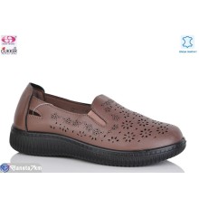 Туфлі жіночі на літо (8 пар р.36-41) коричневий  "Gukkcr"