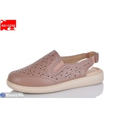 Туфлі жіночі на літо (8 пар р.37-41) коричневий  "Maiguan"