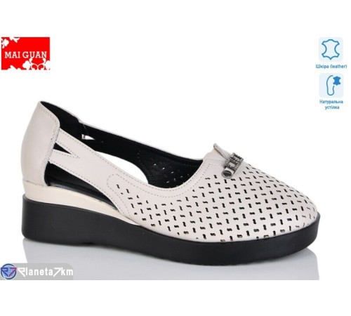Туфлі жіночі на літо (8 пар р.36-41) бежевий  "Maiguan"