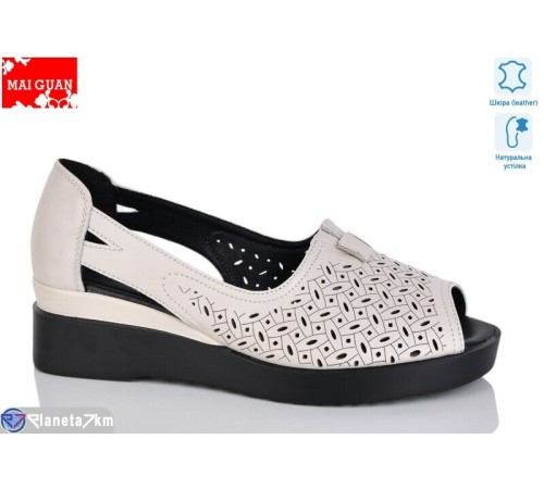 Босоніжки жіночі на літо (8 пар р.36-41) бежевий  "Maiguan"