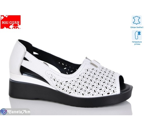 Босоніжки жіночі на літо (8 пар р.36-41) білий  "Maiguan"