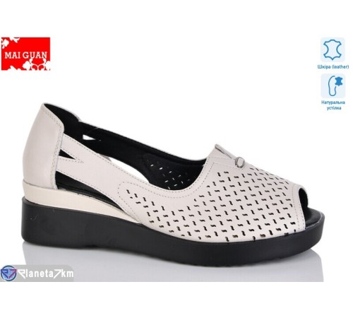 Босоніжки жіночі на літо (8 пар р.36-41) бежевий  "Maiguan"