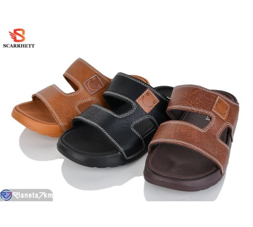 Шлепки дитячі на літо (12 пар р.36-41) мікс  "SCARRHETT"