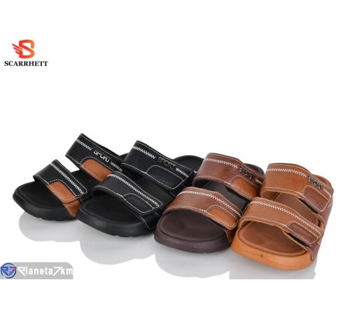 Шлепки дитячі на літо (12 пар р.36-41) мікс  "SCARRHETT"