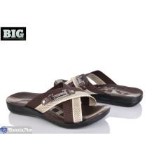 Шлепки чоловічі на літо (6 пар р.40-44) коричневий  "BIG"