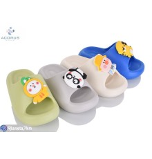Шлепки дитячі на літо (12 пар р.24-33) мікс  "Acorus"
