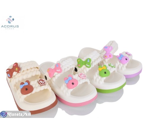 Шлепки жіночі на літо (12 пар р.36-41) мікс  "Acorus"