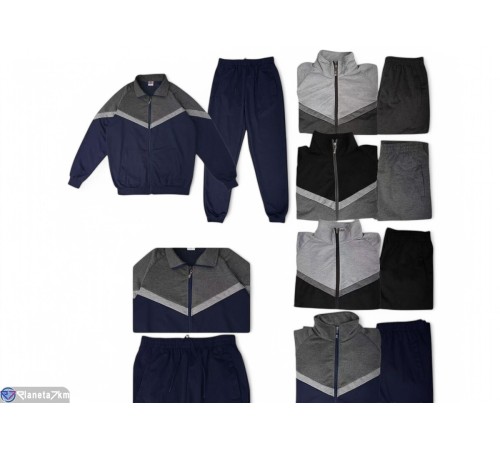 Спортивний костюм чоловічий на весну/осінь (6 шт. р.сетка M-3XL) мікс  "Masari"