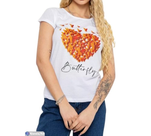 Футболка жіноча на літо (3 шт. р.сетка S-L) білий  "Masari"