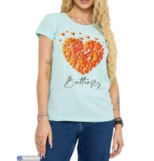 Футболка жіноча на літо (3 шт. р.сетка S-L) зелений  "Masari"