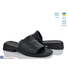 Шлепки жіночі на літо (6 пар р.36-40) чорний  "Speranza"