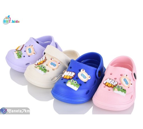 Кроки дитячі на літо (24 пар р.18-23) мікс  "BBT"