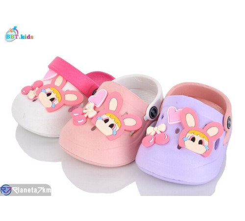 Кроки дитячі на літо (24 пар р.18-23) мікс  "BBT"