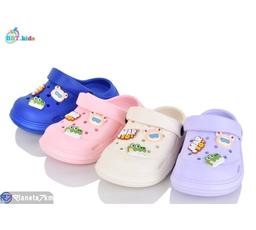 Кроки дитячі на літо (24 пар р.24-29) мікс  "BBT"