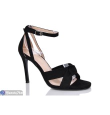 Босоніжки жіночі на літо (6 пар р.36-40) чорний  "MARADONA"