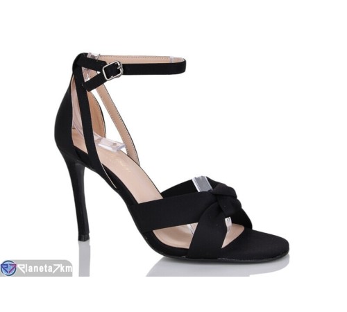 Босоніжки жіночі на літо (6 пар р.36-40) чорний  "MARADONA"