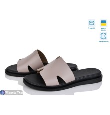 Шлепки жіночі на літо (6 пар р.37-40) коричневий  "Daman"