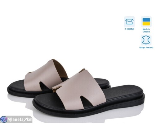 Шлепки жіночі на літо (6 пар р.37-40) коричневий  "Daman"