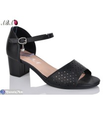 Босоніжки жіночі на літо (6 пар р.36-41) чорний  "Aba"