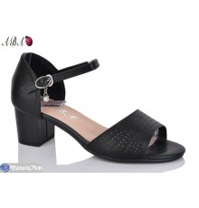 Босоніжки жіночі на літо (6 пар р.36-41) чорний  "Aba"