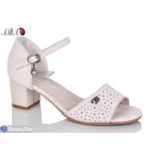 Босоніжки жіночі на літо (6 пар р.36-41) білий  "Aba"