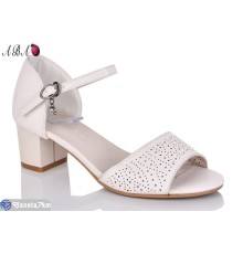 Босоніжки жіночі на літо (6 пар р.36-41) білий  "Aba"