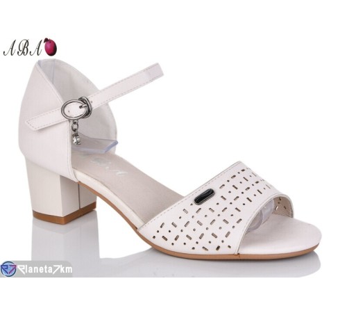 Босоніжки жіночі на літо (6 пар р.36-41) білий  "Aba"