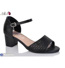 Босоніжки жіночі на літо (6 пар р.36-41) чорний  "Aba"