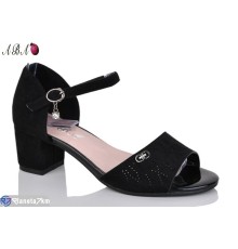 Босоніжки жіночі на літо (6 пар р.36-41) чорний  "Aba"