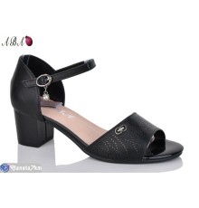 Босоніжки жіночі на літо (6 пар р.36-41) чорний  "Aba"