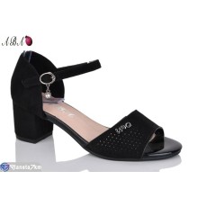 Босоніжки жіночі на літо (6 пар р.36-41) чорний  "Aba"