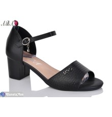 Босоніжки жіночі на літо (6 пар р.36-41) чорний  "Aba"