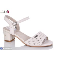 Босоніжки жіночі на літо (6 пар р.36-41) бежевий  "Aba"