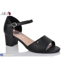 Босоніжки жіночі на літо (6 пар р.36-41) чорний  "Aba"