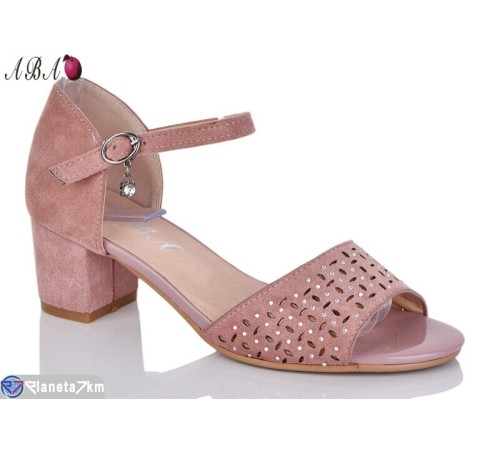 Босоніжки жіночі на літо (6 пар р.36-41) рожевий  "Aba"