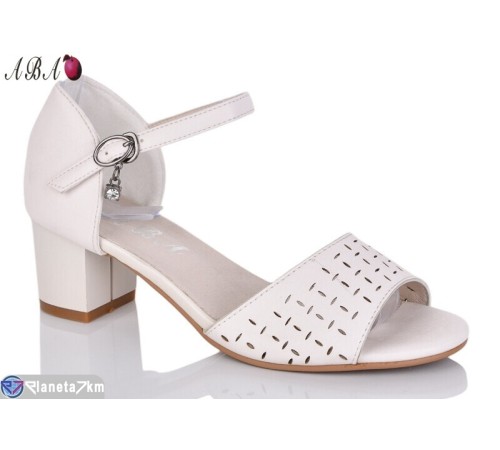 Босоніжки жіночі на літо (6 пар р.36-41) білий  "Aba"