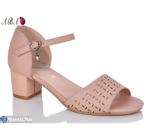 Босоніжки жіночі на літо (6 пар р.36-41) бежевий  "Aba"