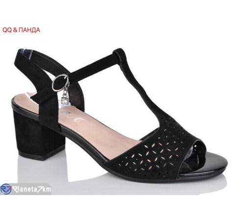 Босоніжки жіночі на літо (6 пар р.36-41) чорний  "QQ&Панда"