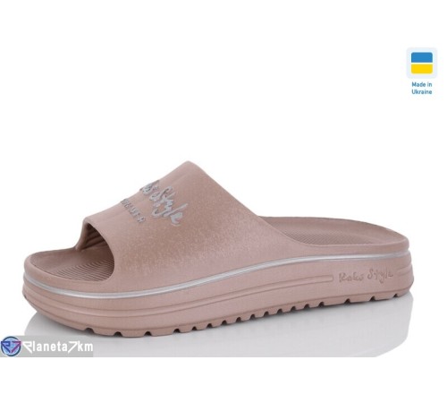 Шлепки жіночі на літо (8 пар р.37-40) коричневий  "LOTTOS"