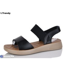 Босоніжки жіночі на літо (8 пар р.36-41) чорний  "Trendy"
