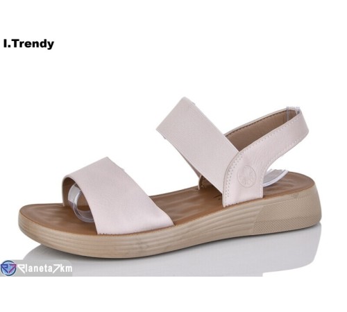 Босоніжки жіночі на літо (8 пар р.36-41) бежевий  "Trendy"